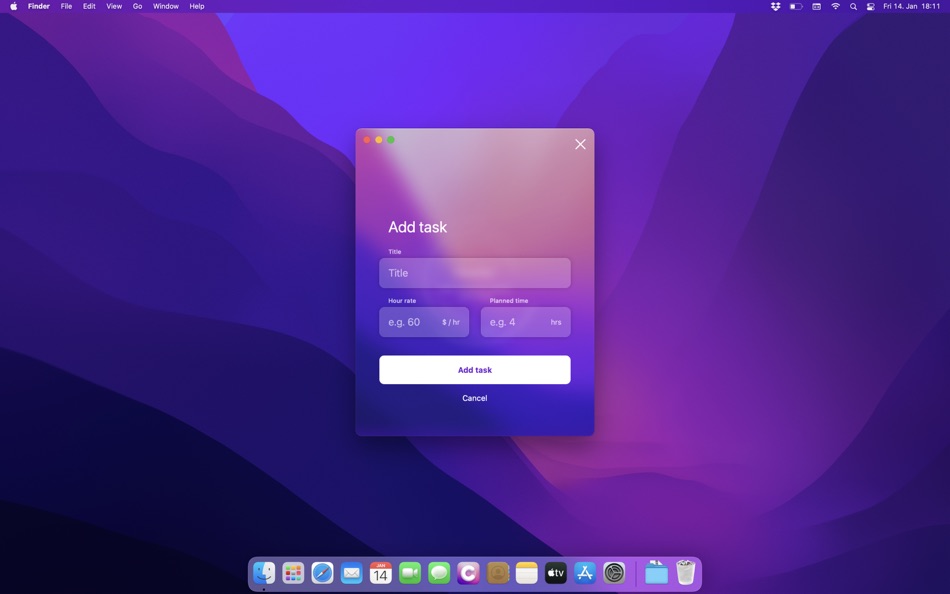 #2. Clienz - easy task tracking (macOS) 由: Eddy Salzmann
