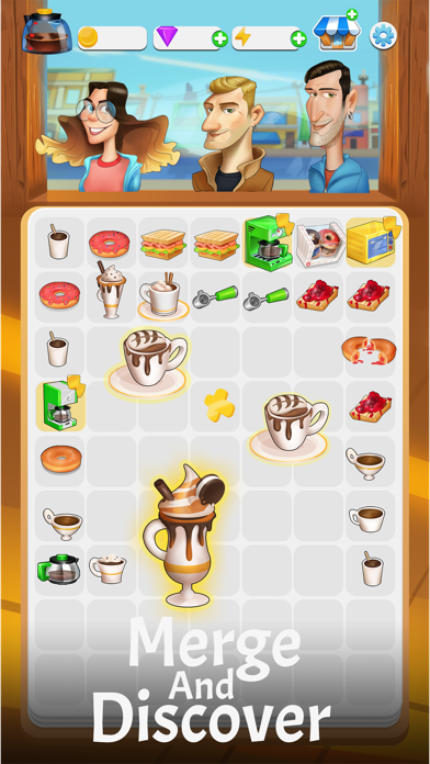 Screenshot #1 pour Merge Barista: Café Decoration