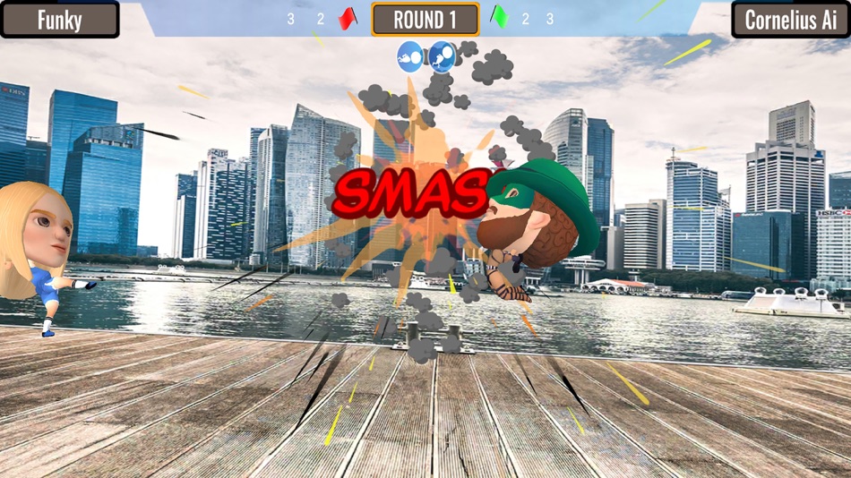 #3. Smashing Heads (iOS) 由: Funkytown Entertainment Pty Ltd