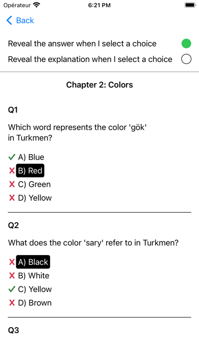 Turkmen Vocabulary Examのおすすめ画像4