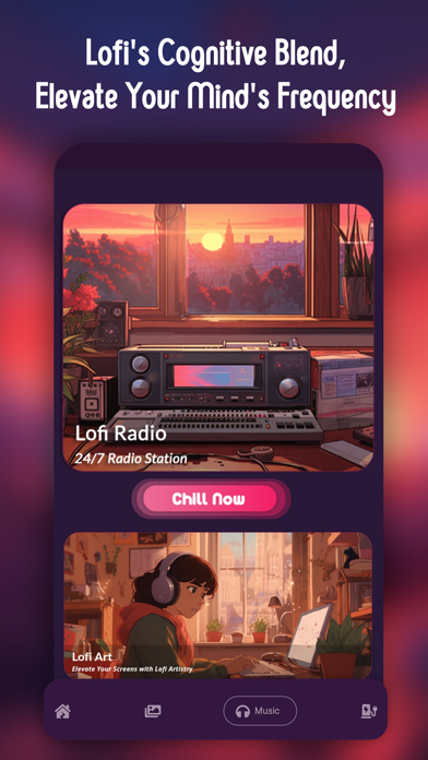 Lofi Hop: Music & Wallpapers Screenshot