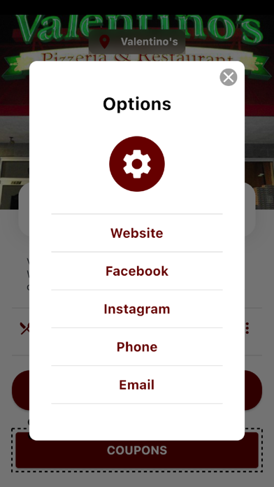 Valentinos Pizzeria Stowe Screenshot