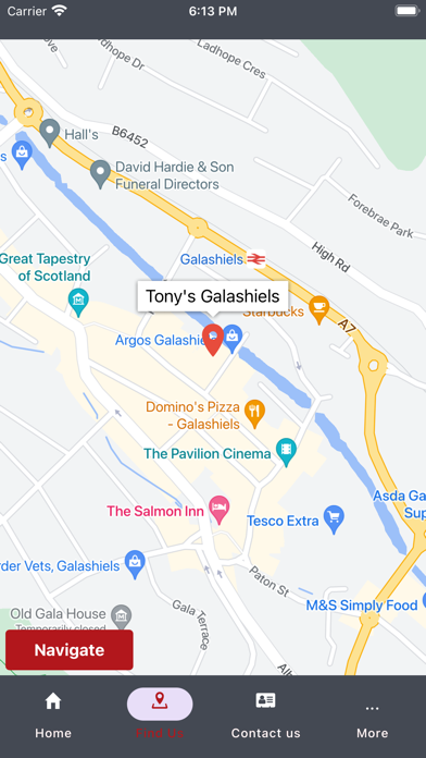 Tony’s Chip Shop - Galashiels Screenshot