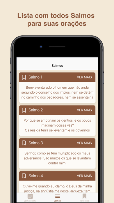 Salmo do Dia - Livro de Salmos Screenshot