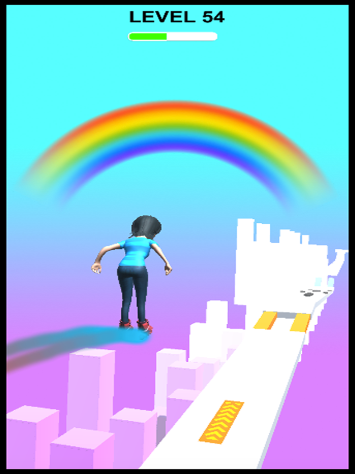 Rainbow Surfer Sky Skater