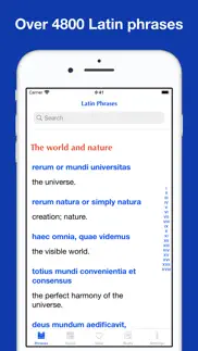 latin phrasebook iphone screenshot 1