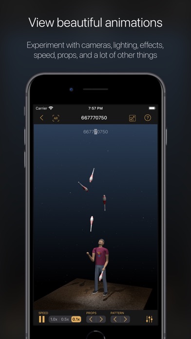 Juggle Pro - Siteswap Lab Screenshot
