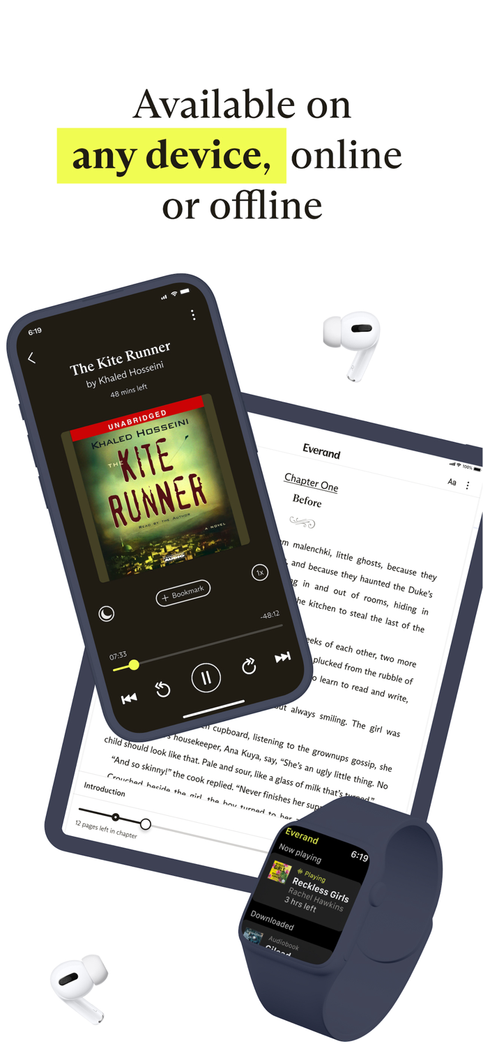 Everand Ebooks and audiobooks