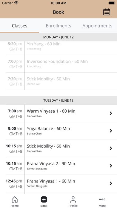 Prana Yoga HK Screenshot
