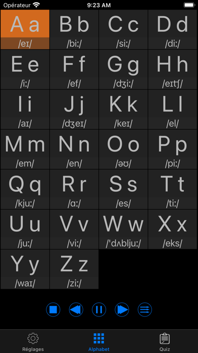 Screenshot #1 pour Alphabet anglais - ABC