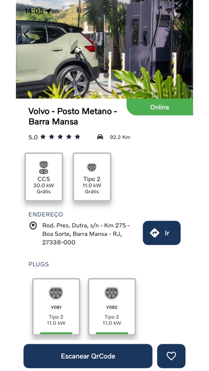 Volvo Car Eletropostos