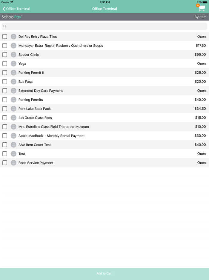SchoolPay Mobile Terminal
