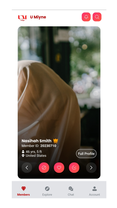 U Miyne Muslim Marriage App Screenshot