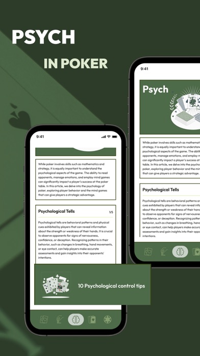 Poker - Psychology & Math App Screenshot