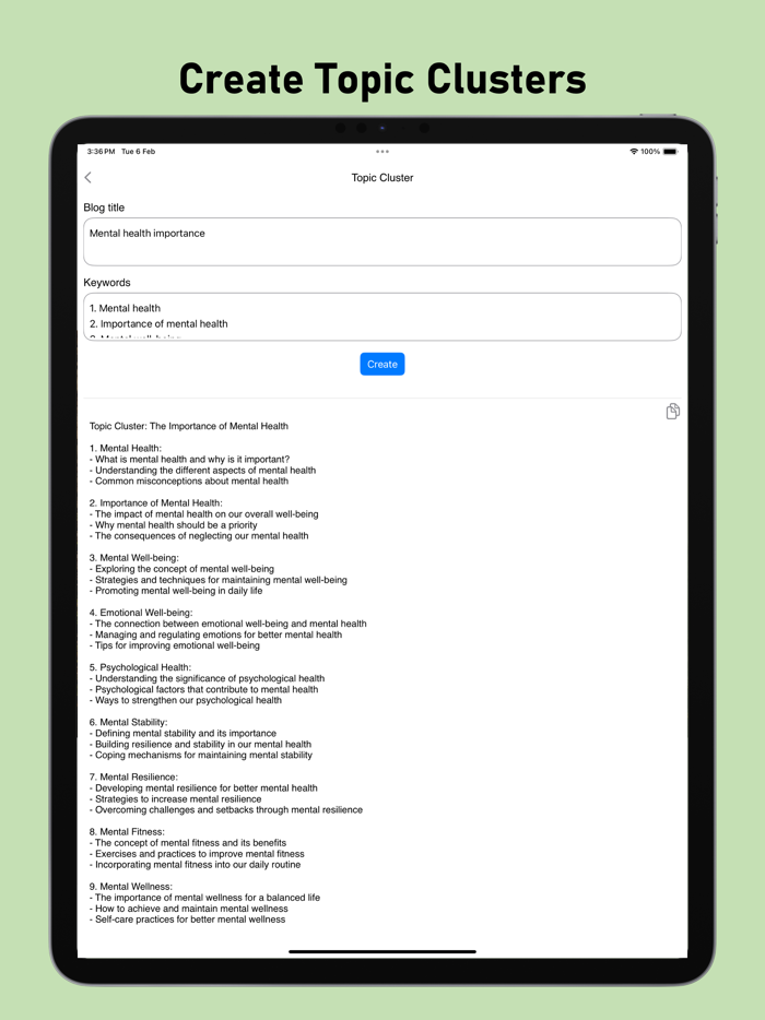 Blog Maker and Article Writer
