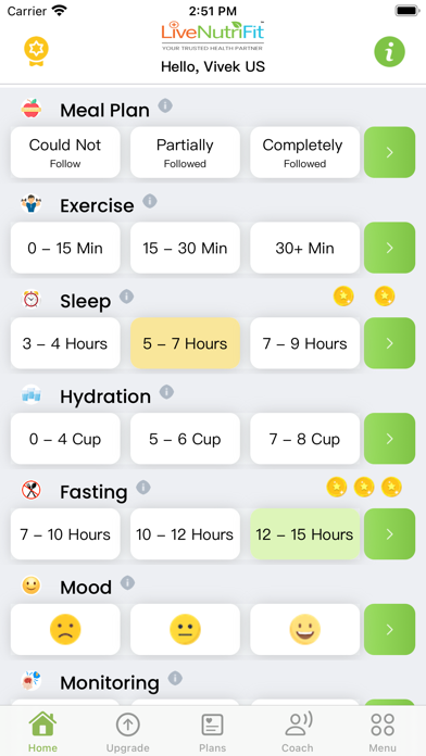 LiveNutriFit Weight Loss Coach Screenshot
