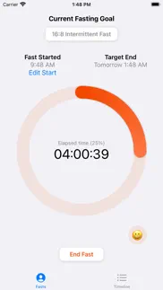 sunrise fasting iphone screenshot 1