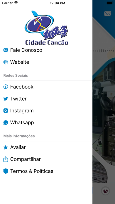 Radio Cidade Canção 102,3 FM Screenshot