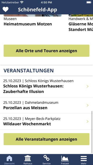 Schönefeld-App Screenshot
