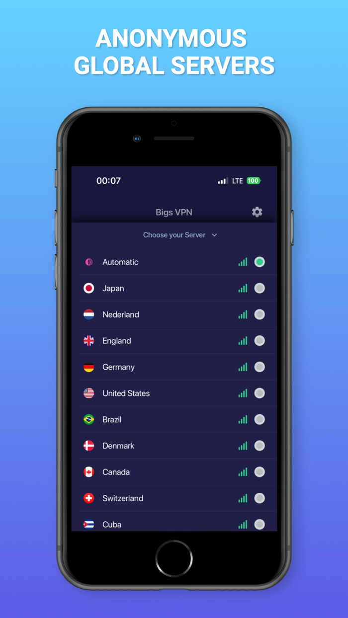Bigs VPN - Unlimited Proxy