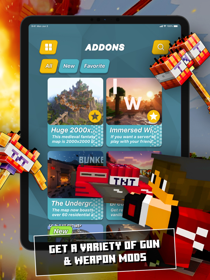 TNT Mods Addons for Minecraft