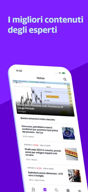 Yahoo Finanza su App Store