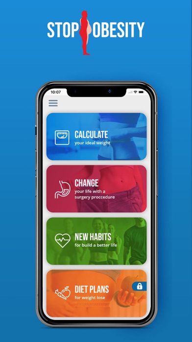 StopObesityApp Screenshot