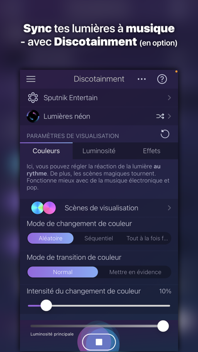 Screenshot #3 pour iConnectHue pour Philips Hue