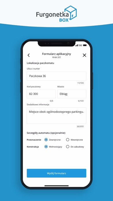 Furgonetka BOX partner Screenshot