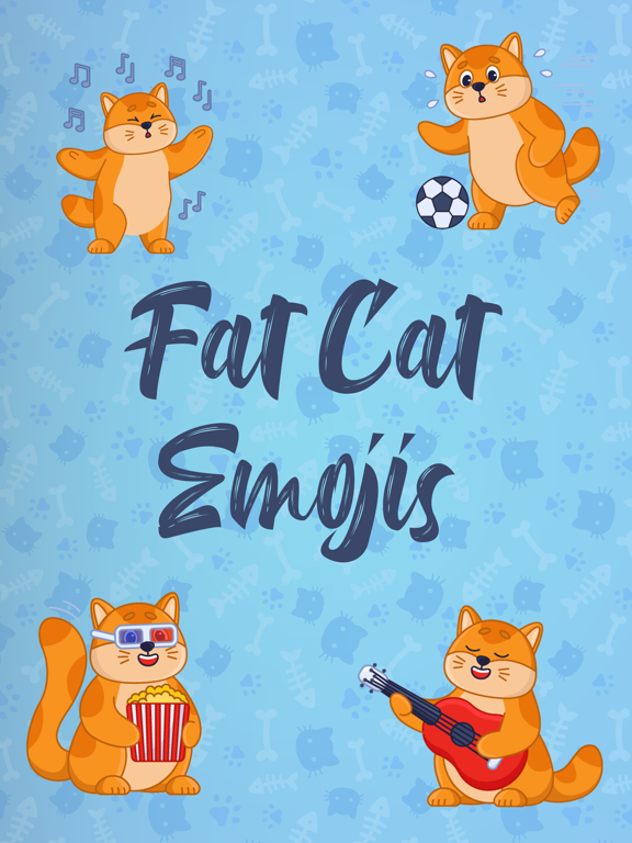 Screenshot #4 pour Fat Cat Emojis