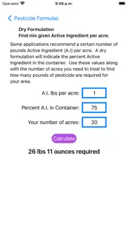 pesticide formulas iphone screenshot 3