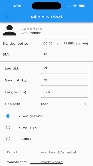 EiFit Screenshot