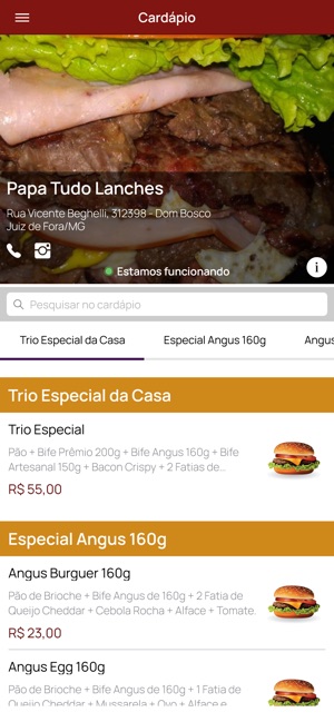 PAPA TUDO LANCHES na App Store