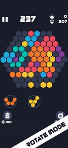 Hexa 1010 :Fill Hexagon Blocks screenshot #5 for iPhone