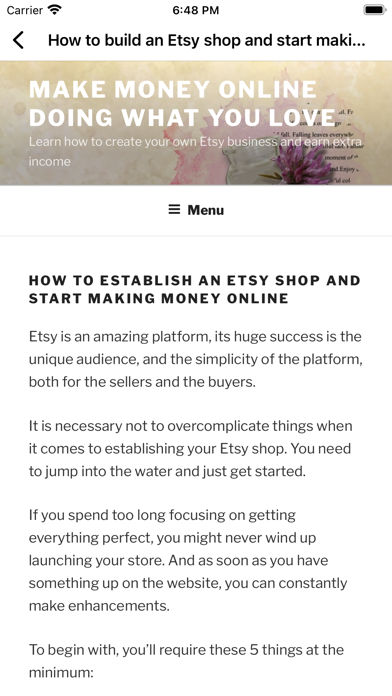 Sell on Etsy: Seller Course Screenshot