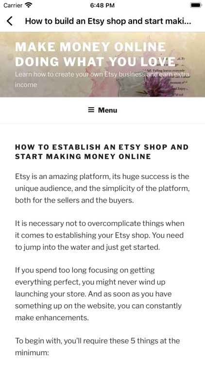 Sell on Etsy: Seller Course