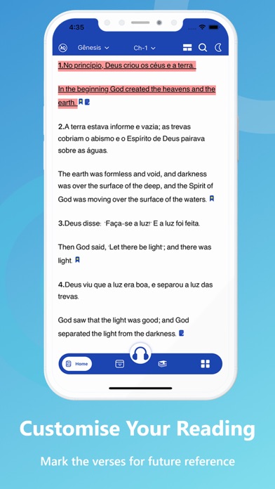 Bíblia Português e Inglês Screenshot