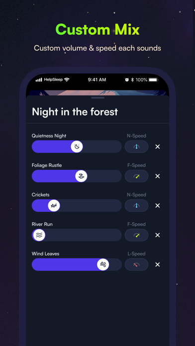 HelpSleep: Sleep better sounds Screenshot