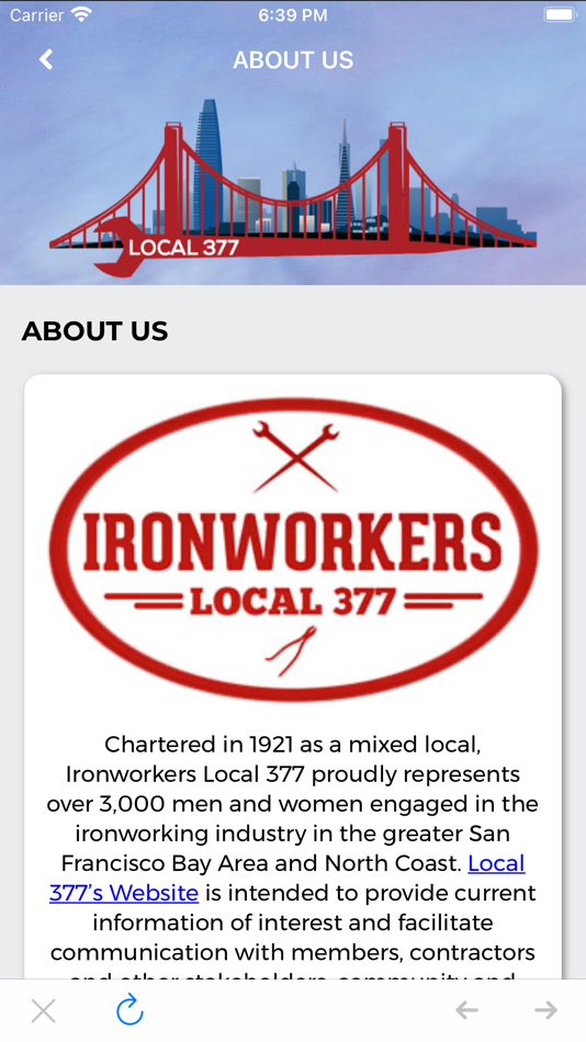#5. Ironworkers Local 377 (iOS) 由: Iron Workers AFL CIO Local 377
