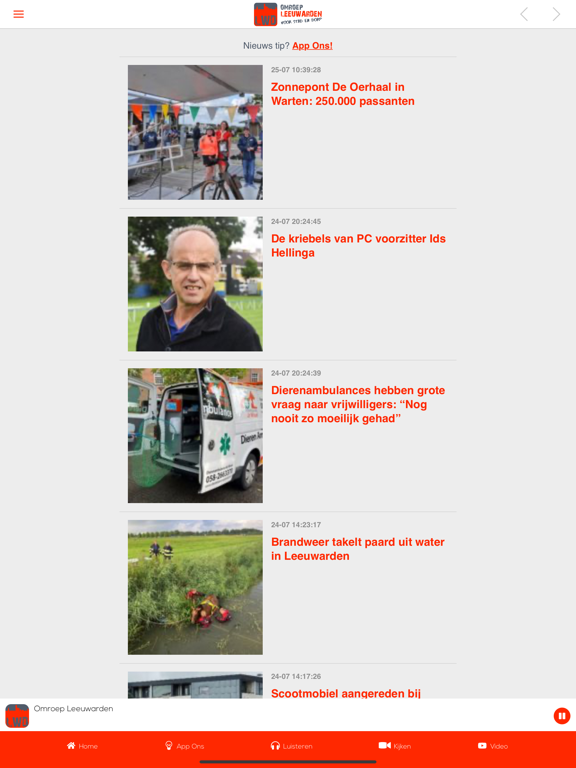 Screenshot #6 pour Omroep Leeuwarden
