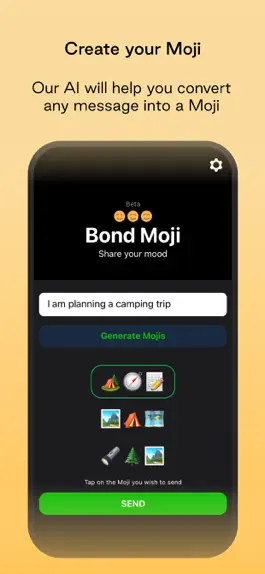 Game screenshot Bond Moji apk