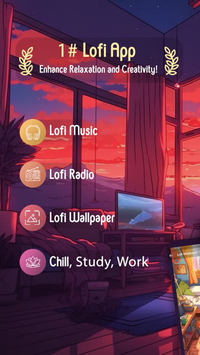 Lofi Hop: Music & Wallpapers Screenshot