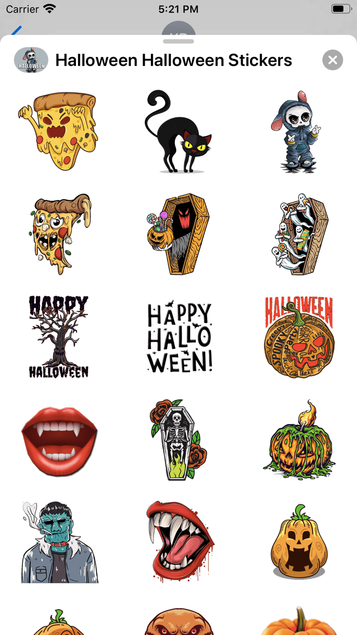 Halloween Halloween Stickers
