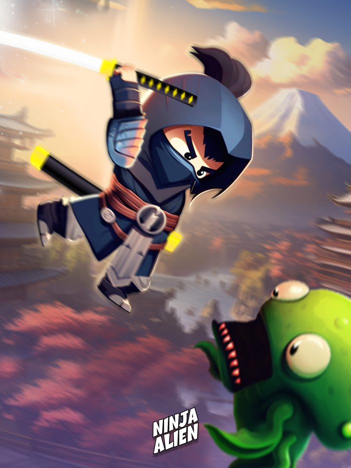 Ninja Alien Survival Arena