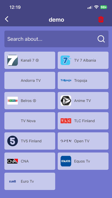 IPTV Smarters Player Screenshot