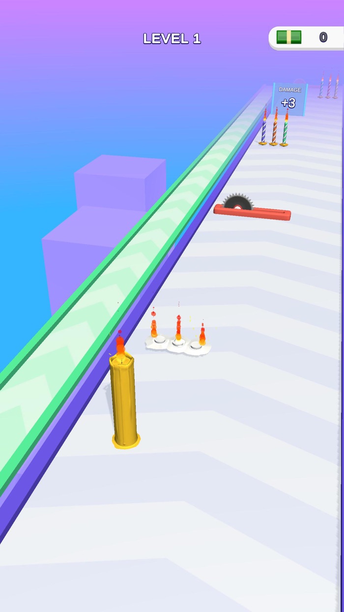 Candle Run Colors 3D