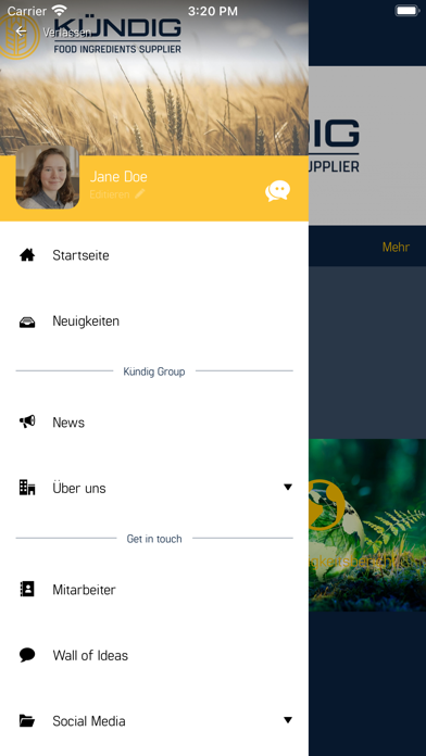 Kündig App Screenshot