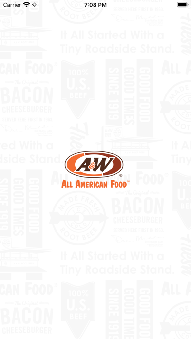 A&W Restaurant Screenshot