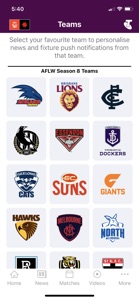 AFLW Official App screenshot #3 for iPhone