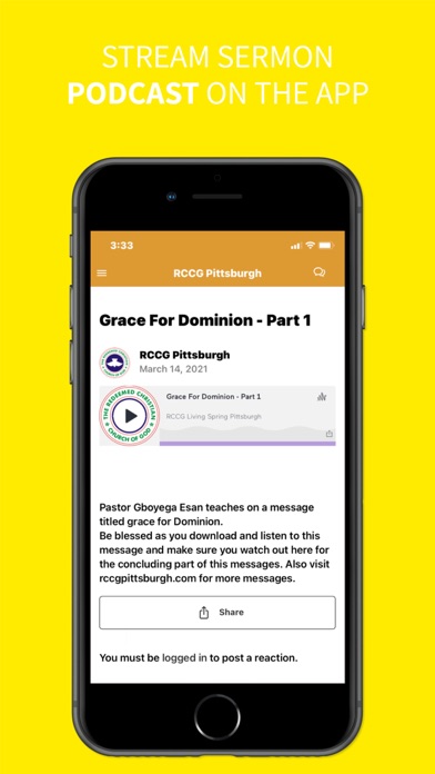 RCCG Pittsburgh Screenshot